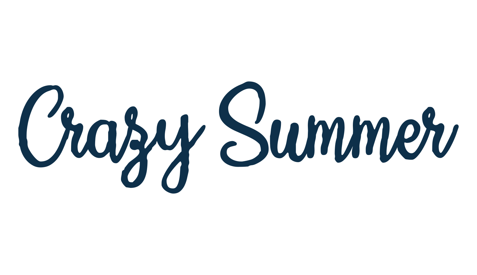 Crazy Summer, display market font preview
