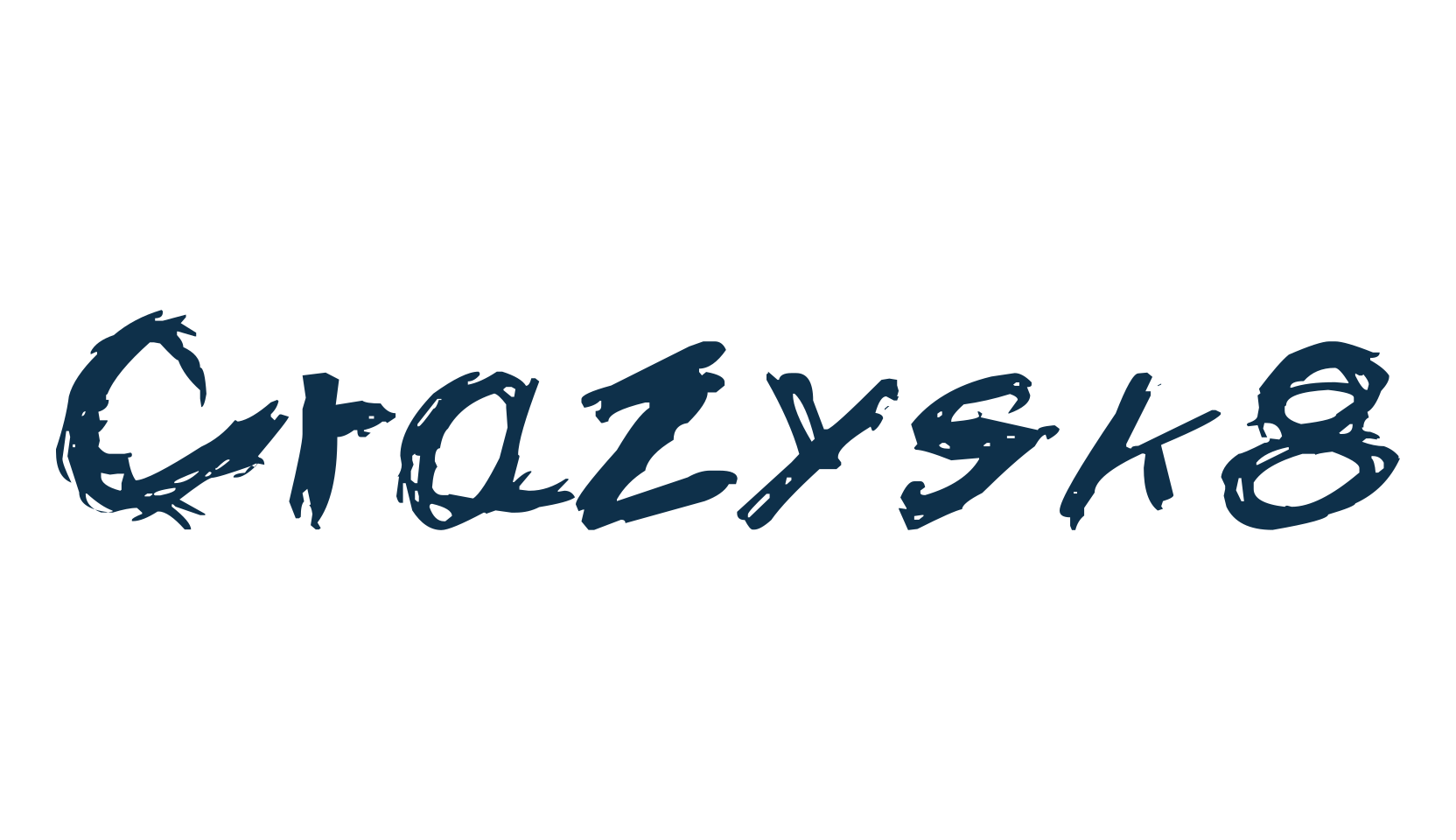 Crazysk8, trash font preview
