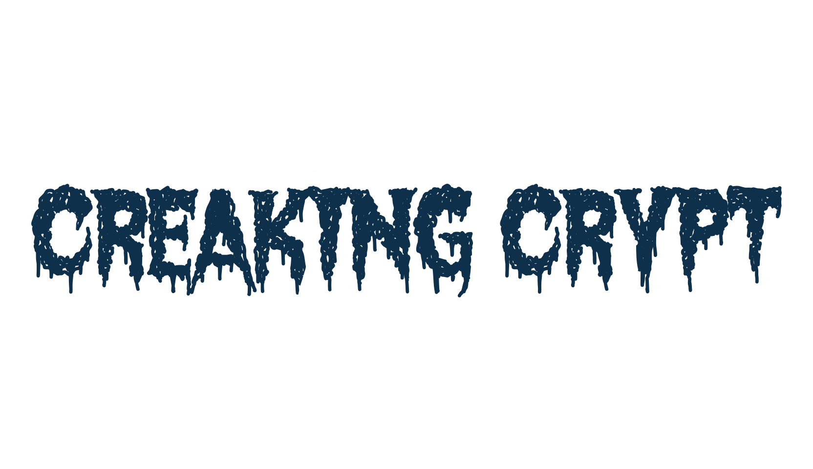 Creaking Crypt, holiday halloween fancy decorative horror font preview