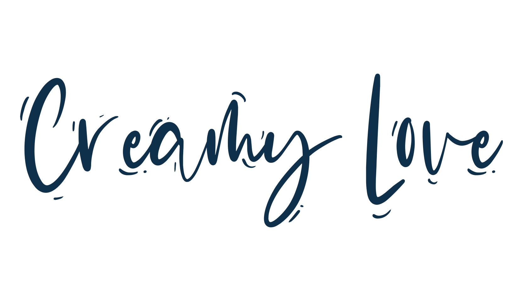 Creamy Love, fancy various decorative script calligraphy font preview