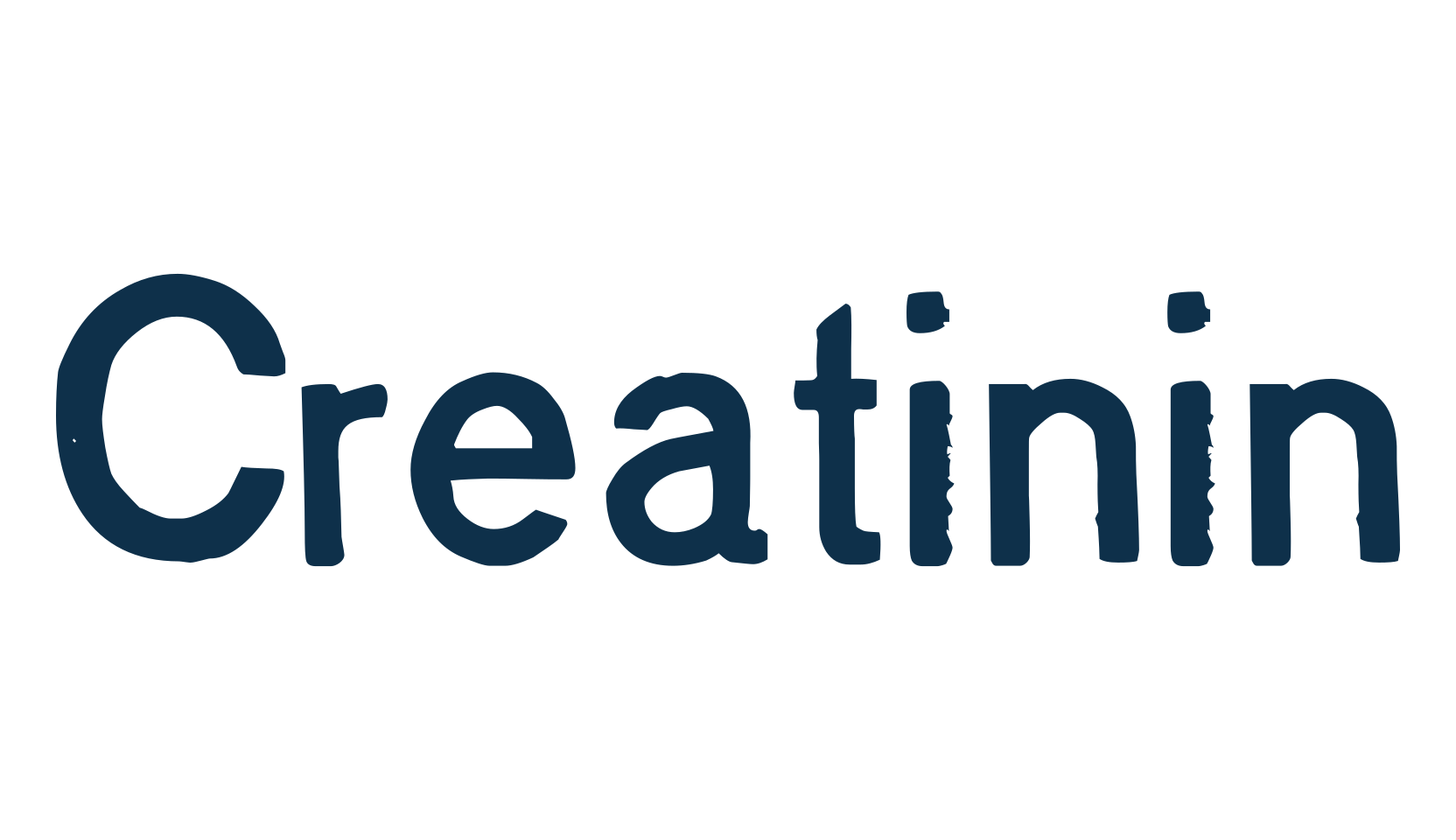 Creatinin, fancy eroded decorative font preview