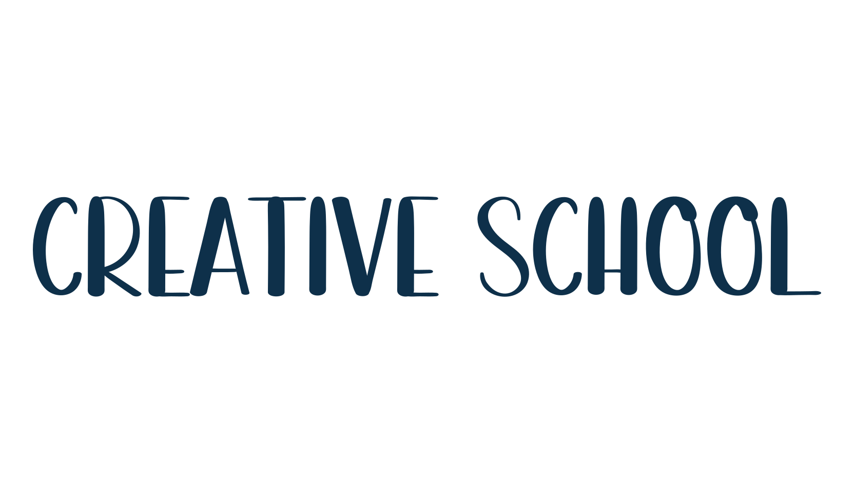 Creative School, fancy decorative font preview