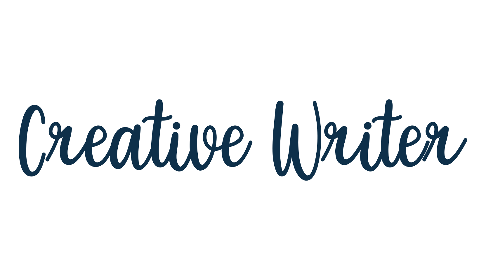 Creative Writer, fancy various decorative script calligraphy font preview