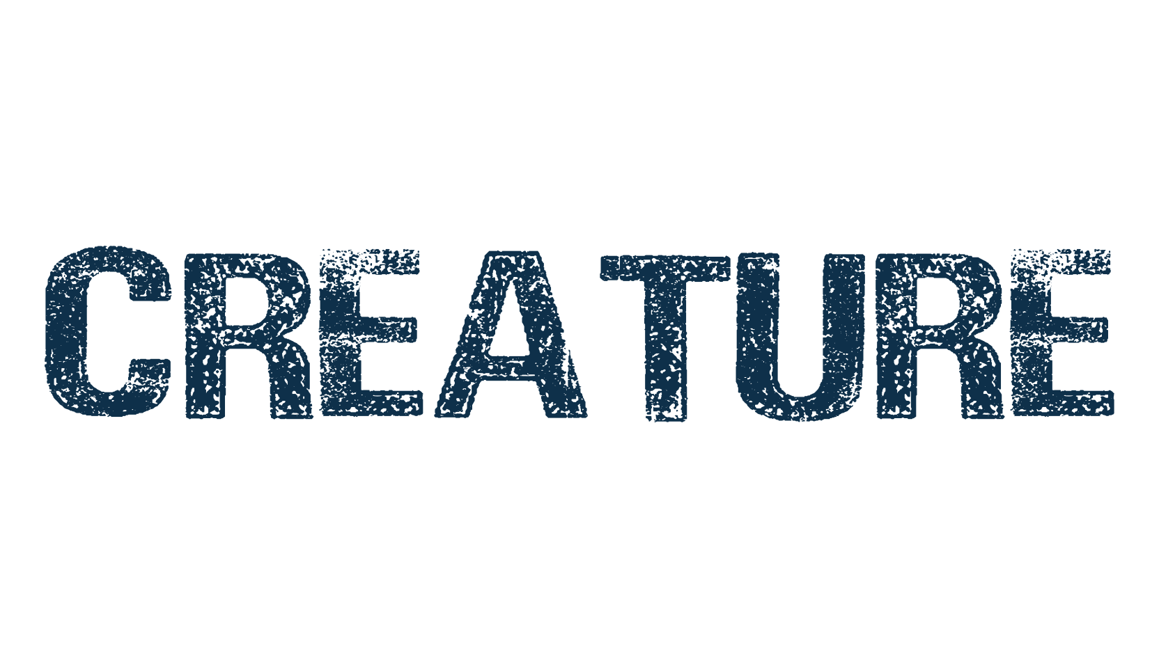 Creature (creature-2), fancy eroded decorative font preview