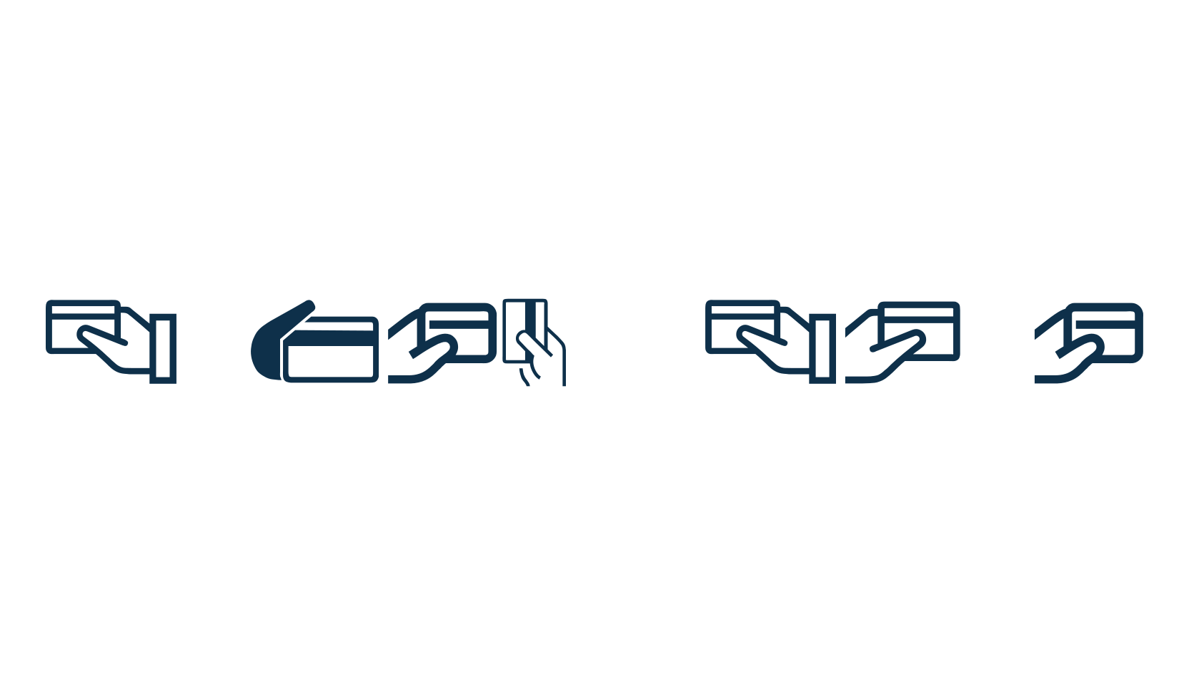 Credit Card, display market font preview