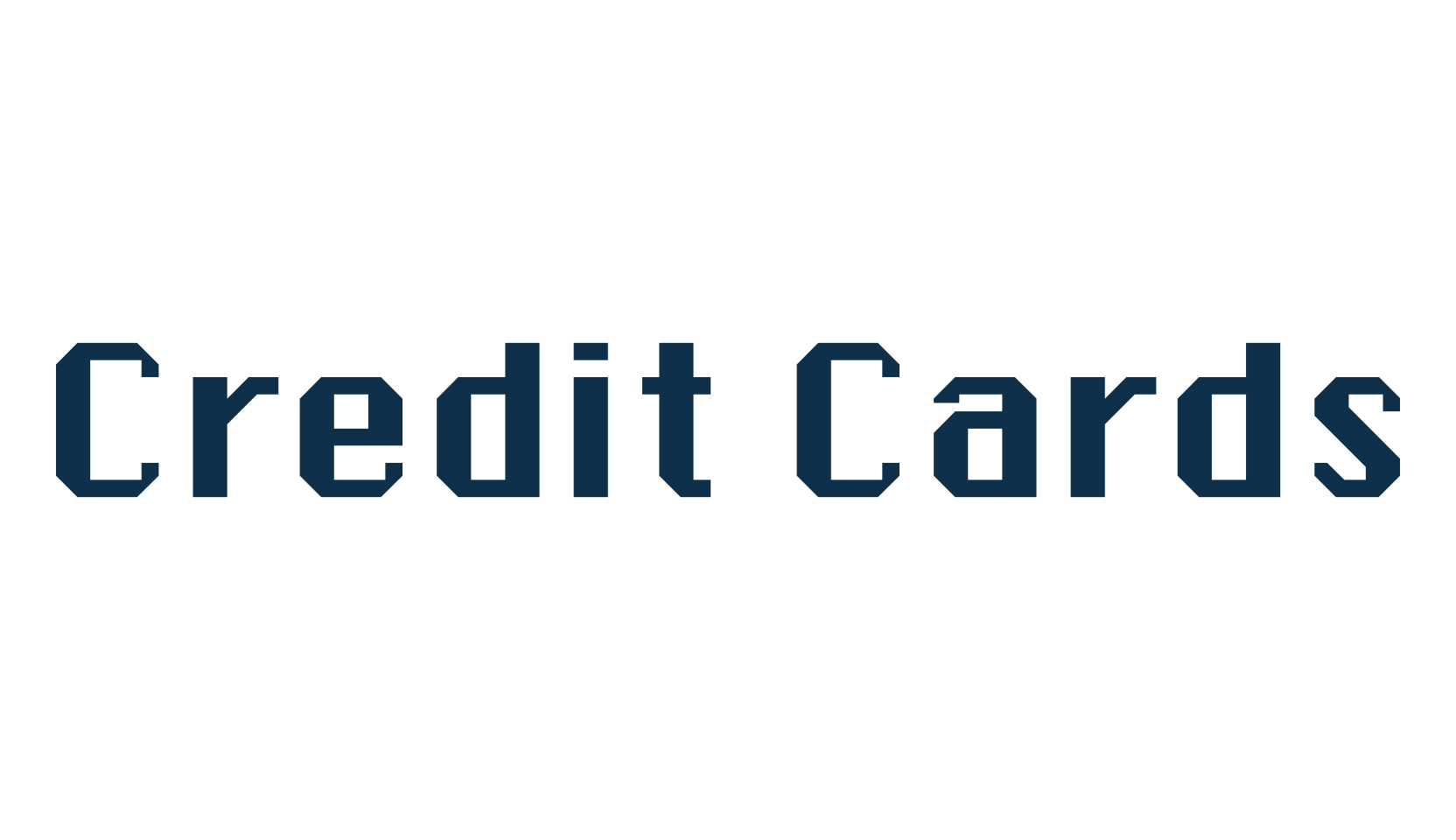 Credit Cards, fancy decorative font preview