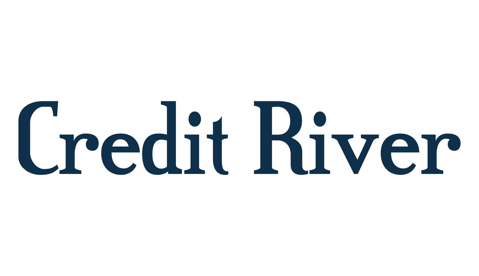 Credit River, basic serif font preview