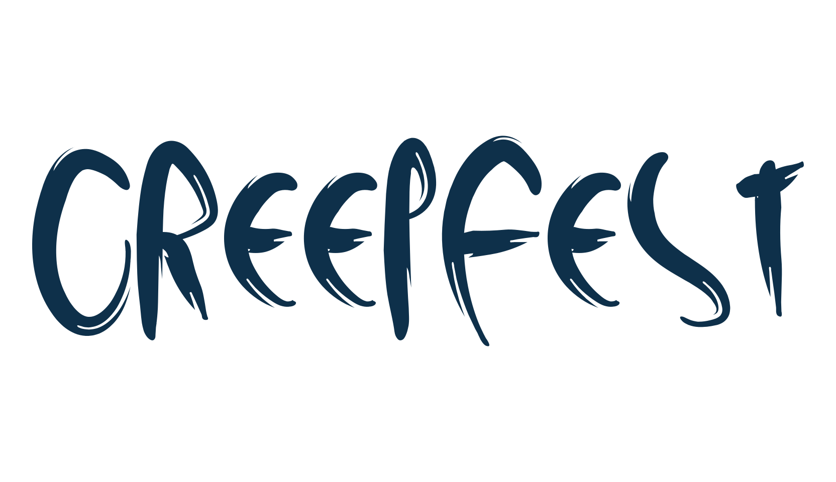 Creepfest, fancy decorative font preview