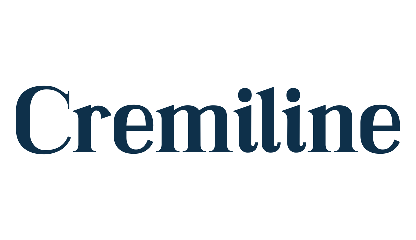 Cremiline, serif font preview