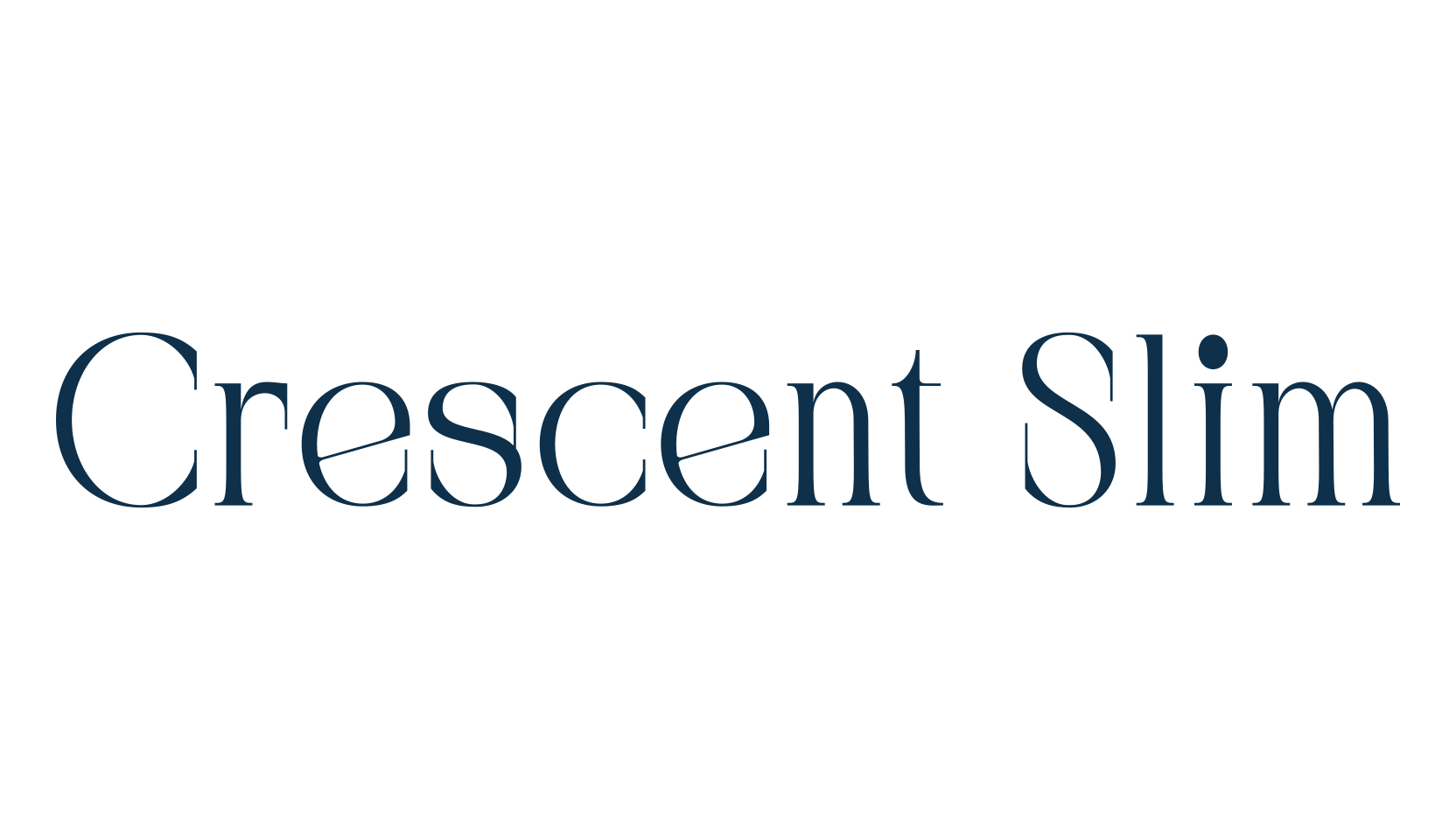Crescent Slim, basic serif font preview