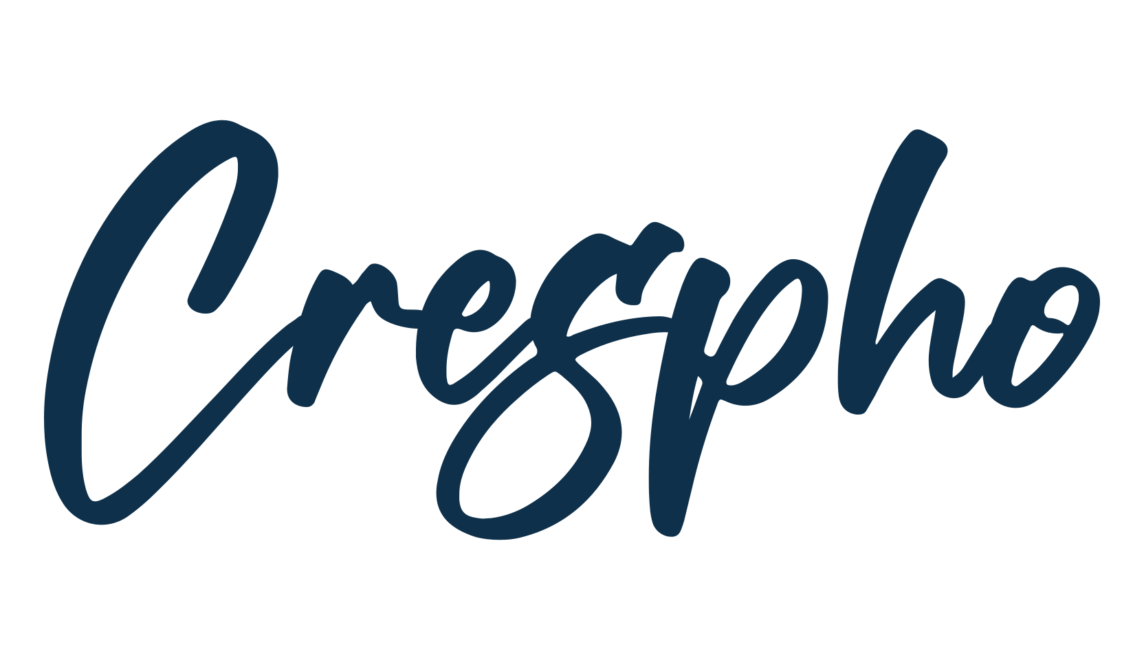 Crespho, handwriting font preview