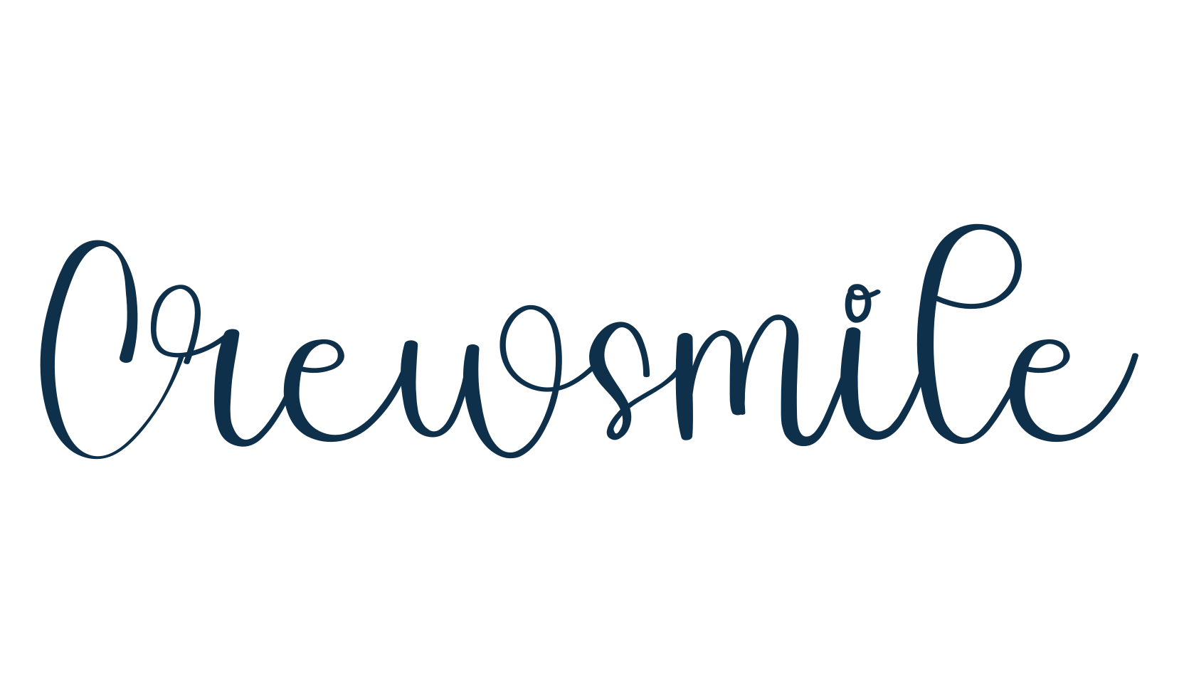 Crewsmile, script calligraphy fancy decorative font preview