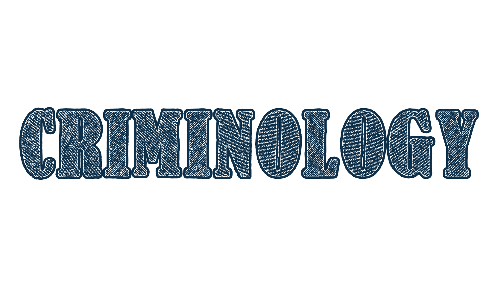Criminology, fancy decorative font preview