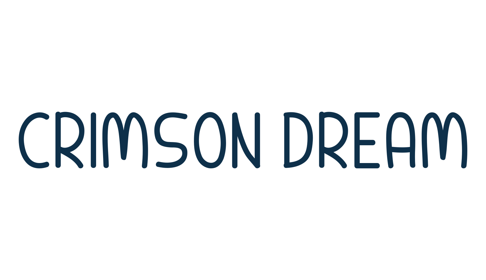 Crimson Dream, script handwritten fancy decorative calligraphy font preview