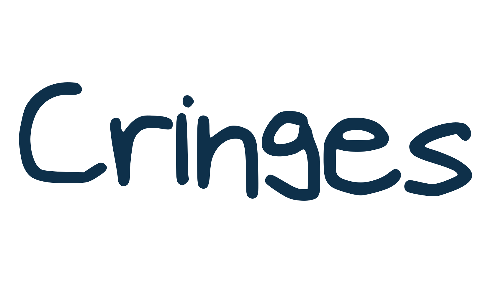 Cringes, script handwritten fancy decorative calligraphy font preview