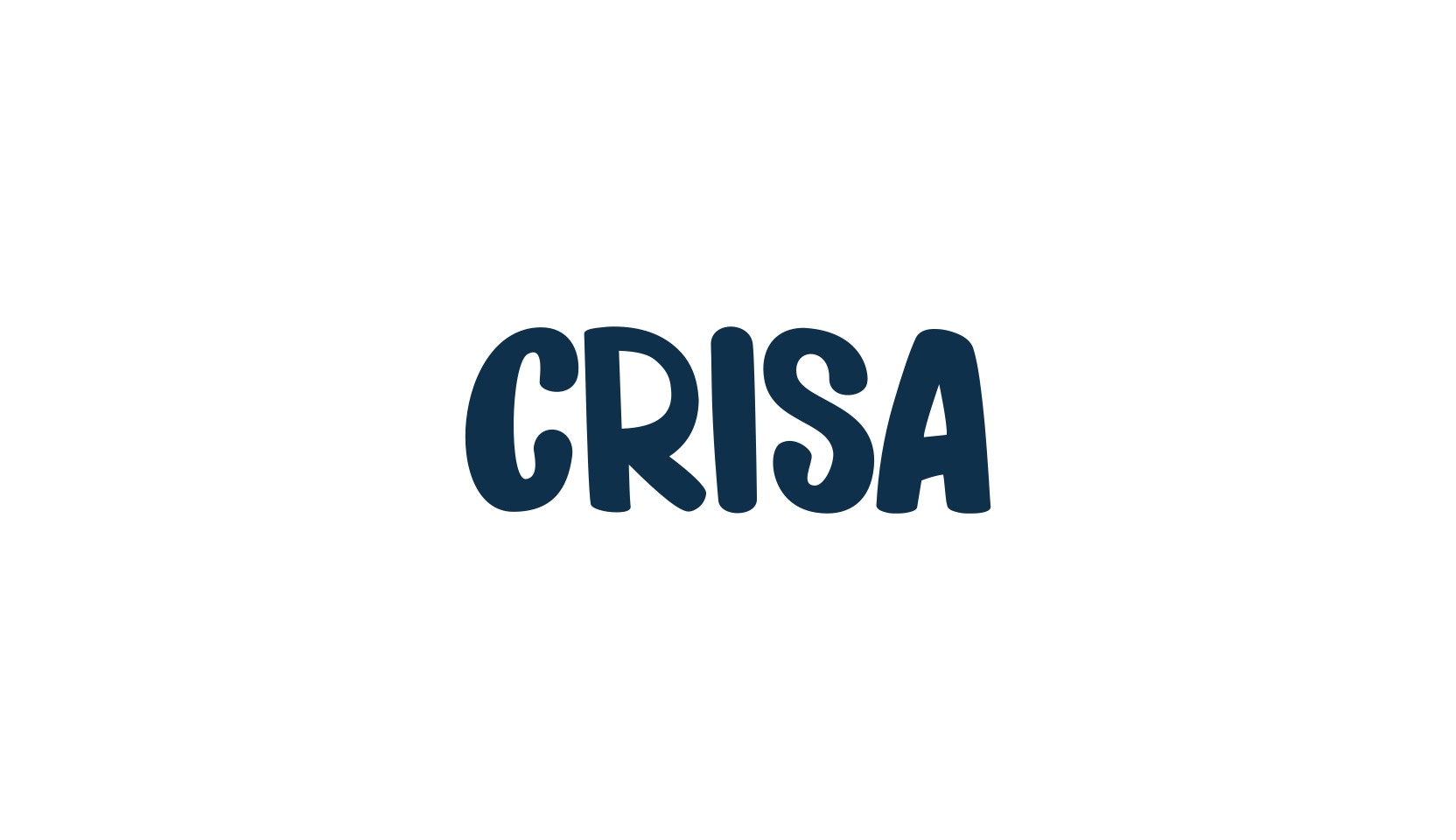 Crisa, fancy cartoon decorative font preview