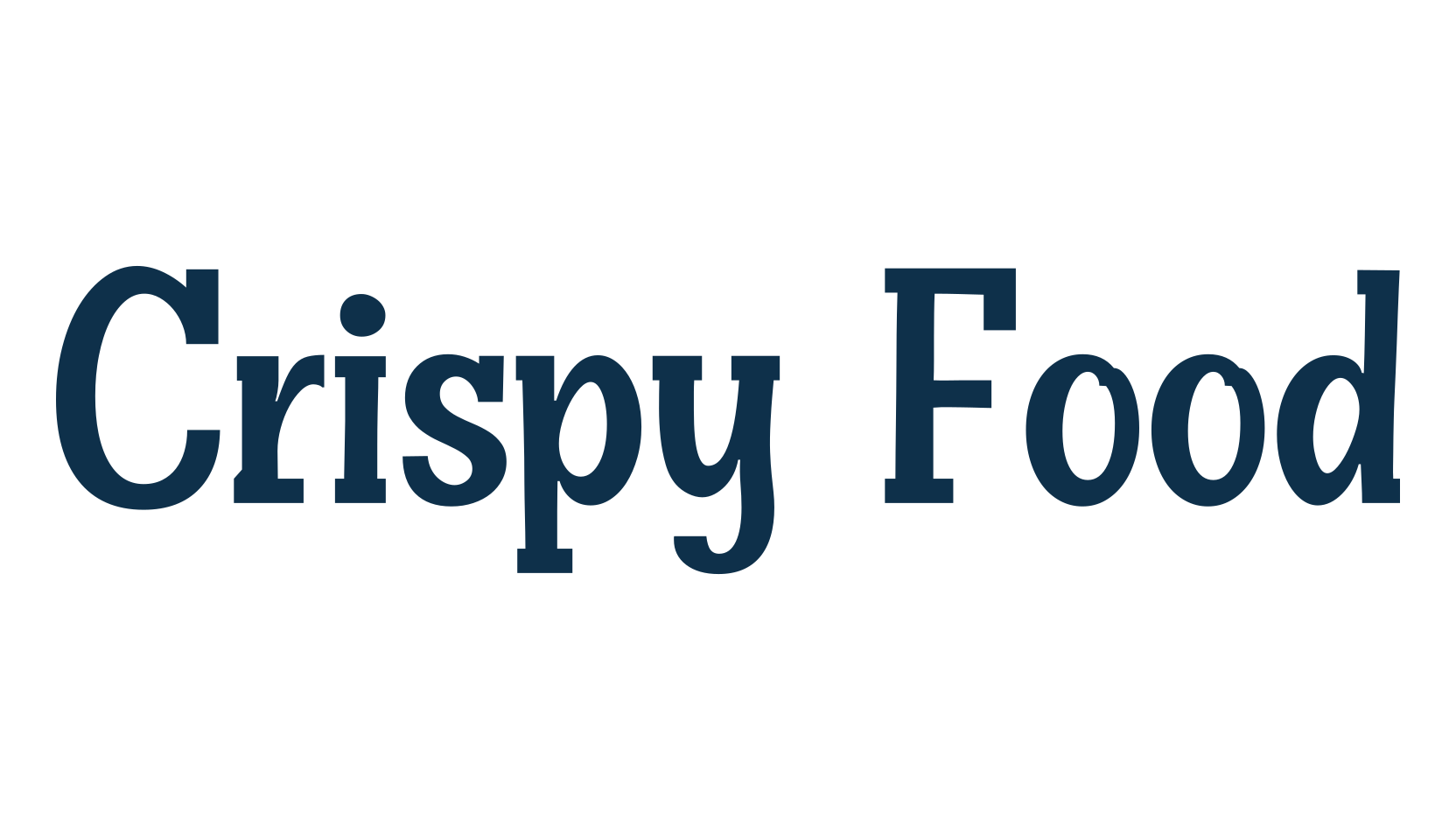 Crispy Food, fancy various decorative font preview