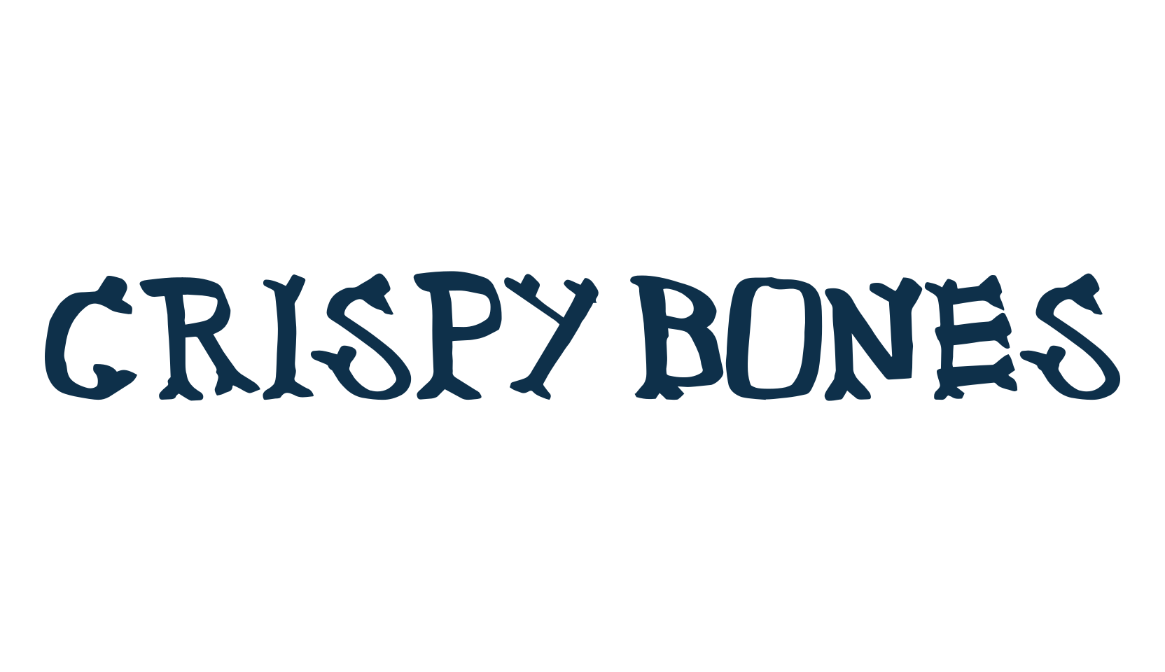 Crispy Bones, holiday halloween fancy decorative horror font preview