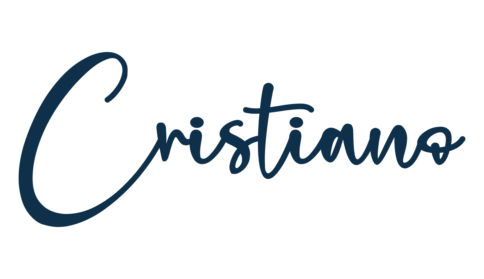 Cristiano, script handwritten fancy decorative calligraphy font preview