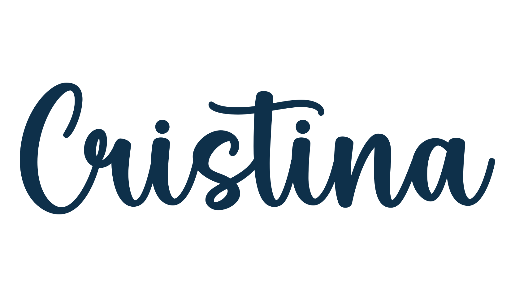 Cristina (cristina-2), various font preview