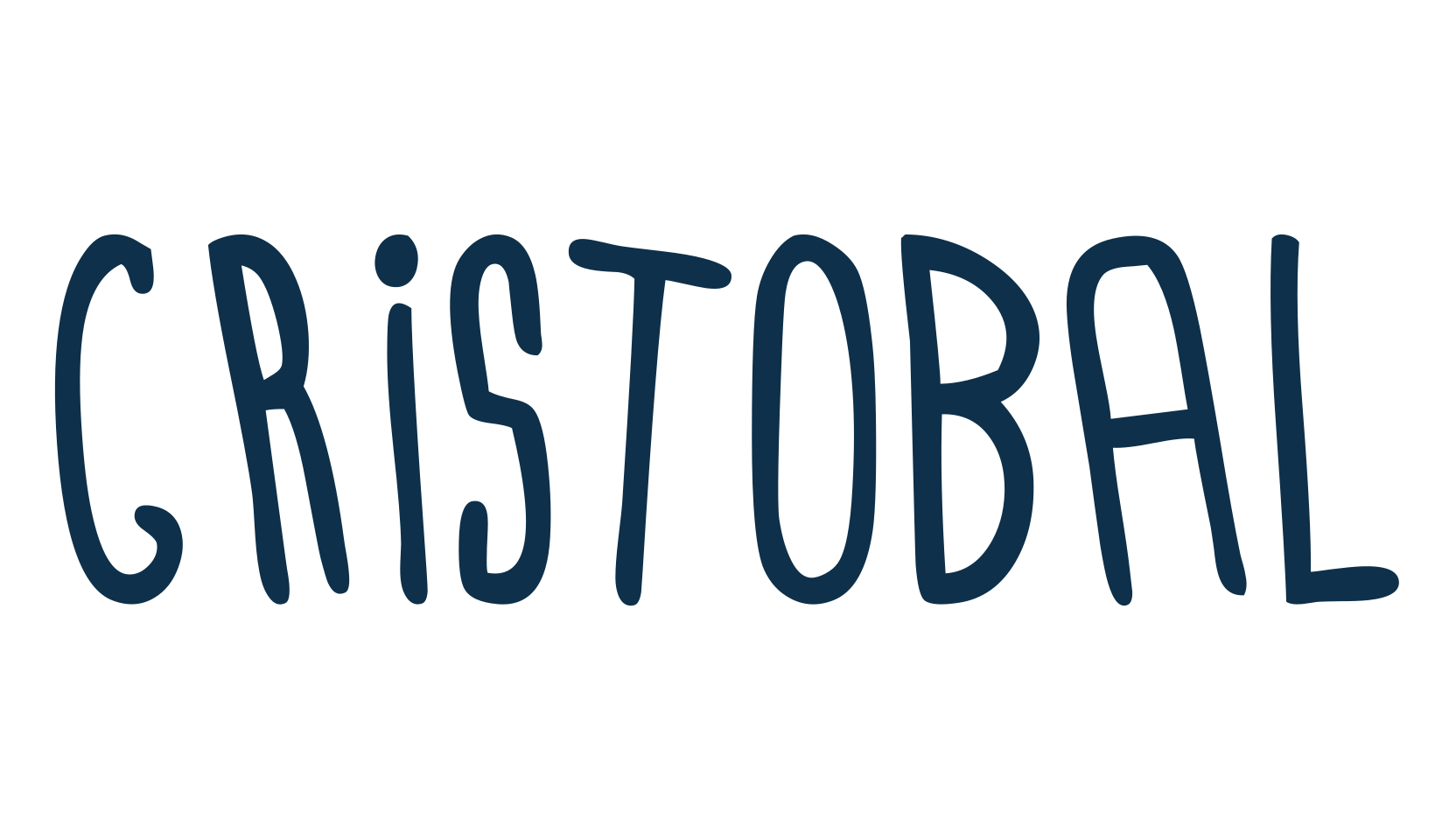 Cristobal, script handwritten fancy decorative calligraphy font preview