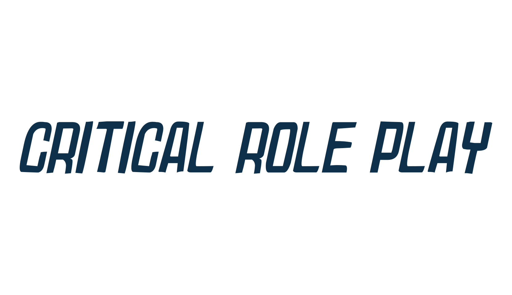 Critical Role Play, cartoon font preview