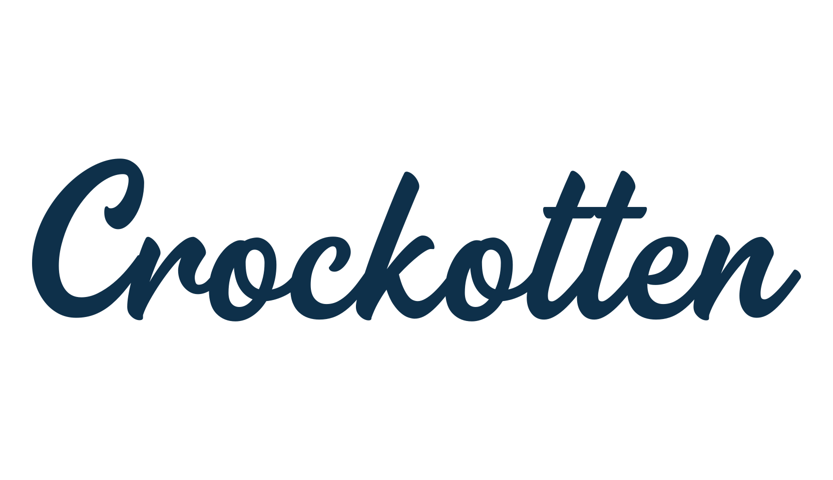 Crockotten, fancy decorative font preview