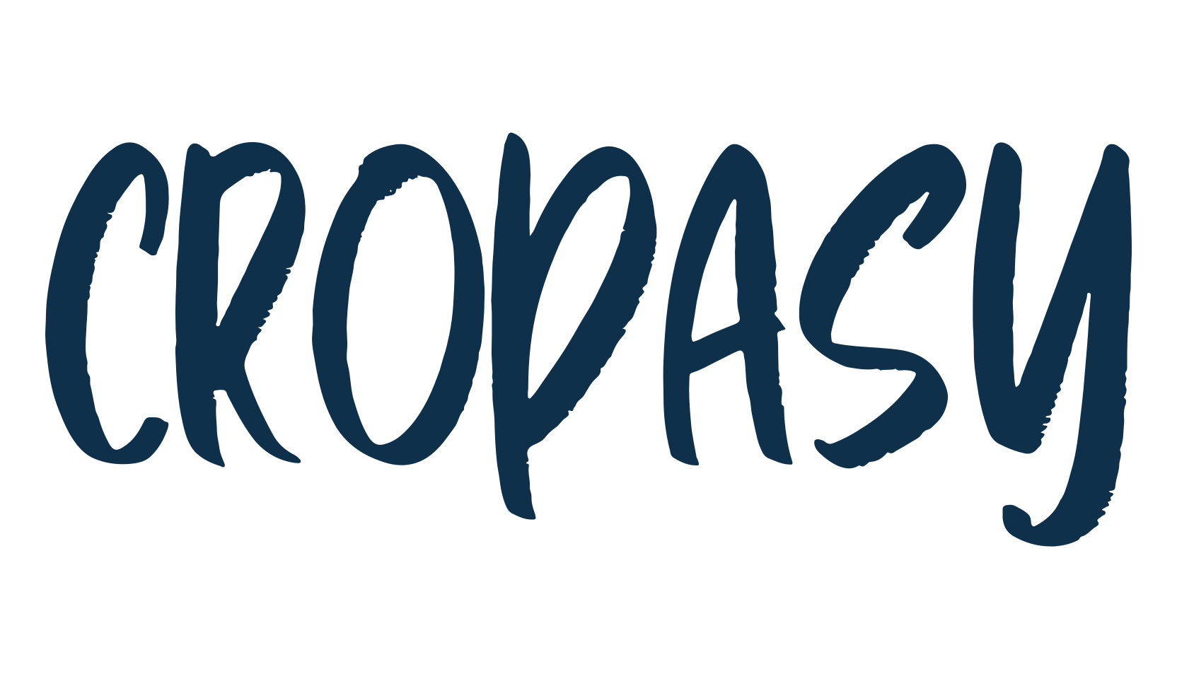Cropasy, script brush fancy decorative calligraphy font preview