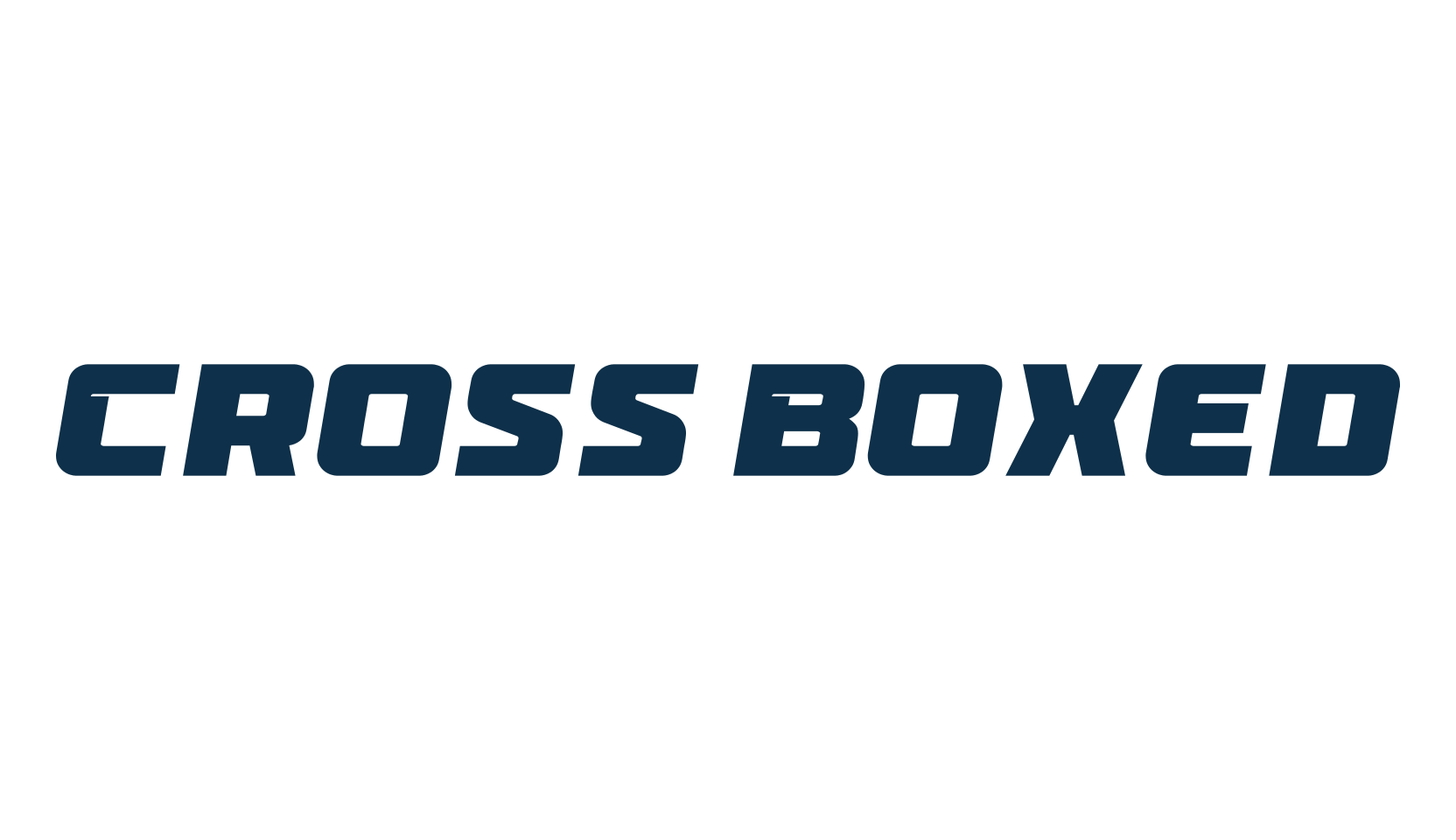 Cross Boxed, sci-fi font preview
