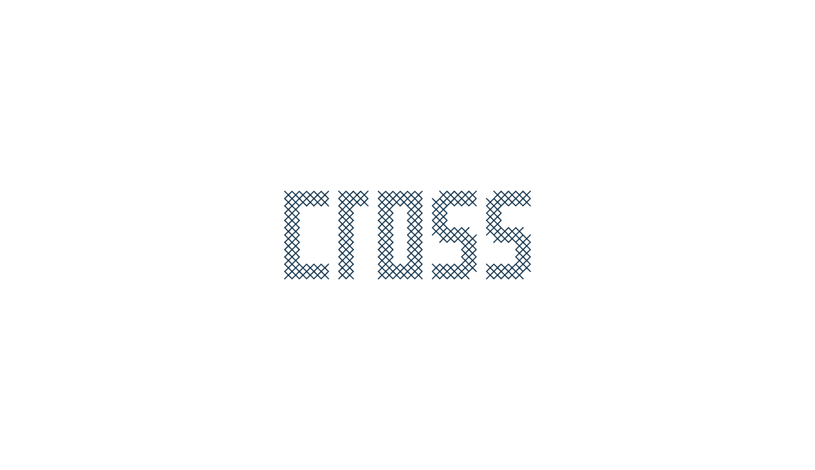 Cross, square font preview