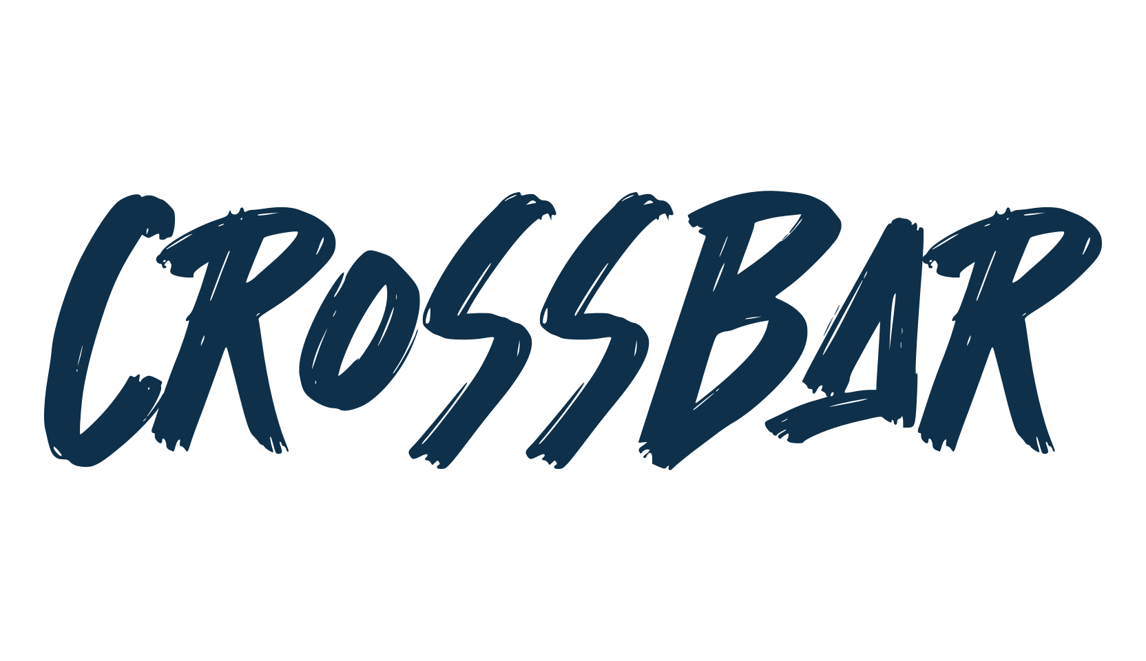 Crossbar, script brush fancy decorative calligraphy font preview