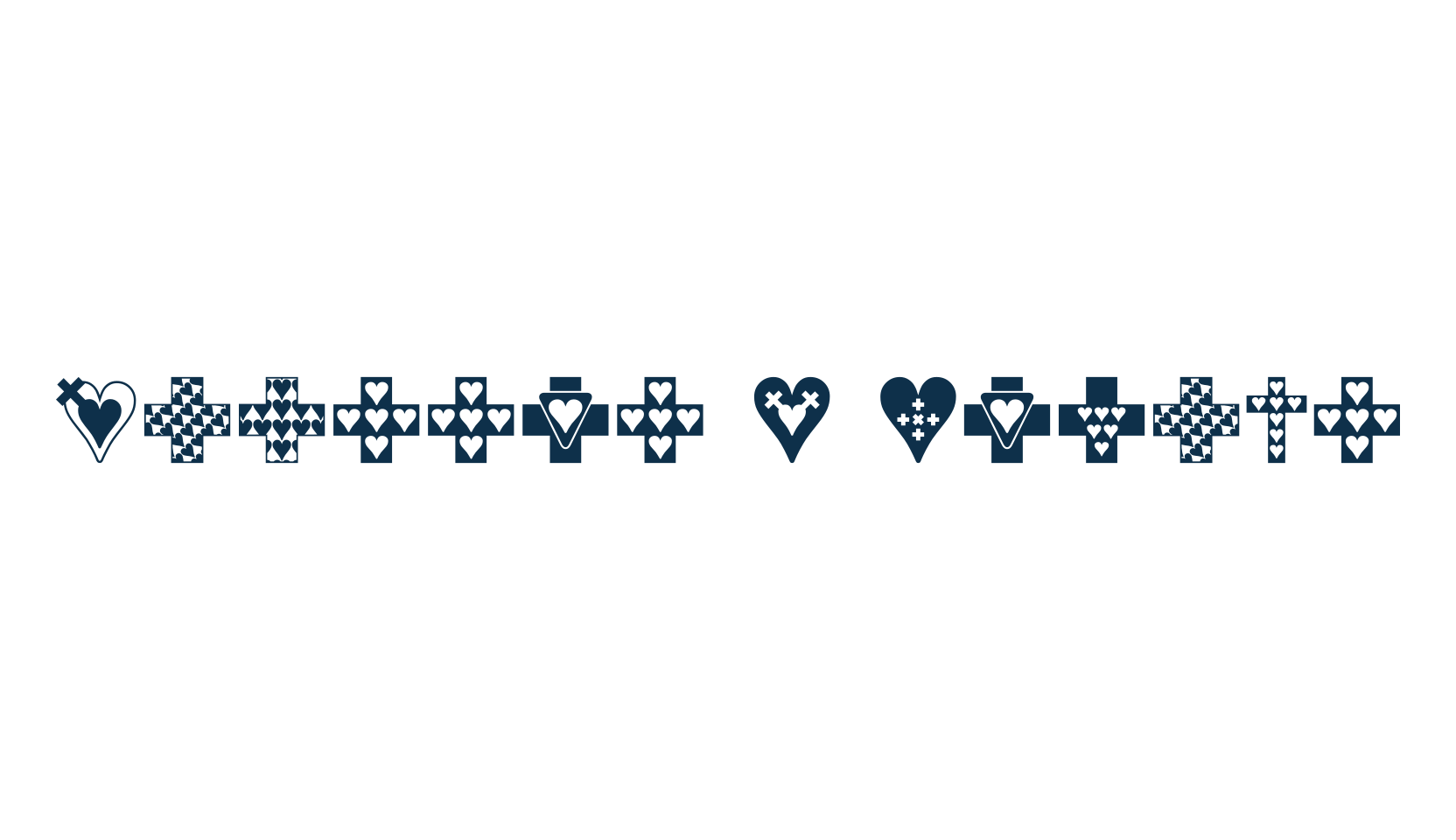 Crosses n Hearts, display market font preview