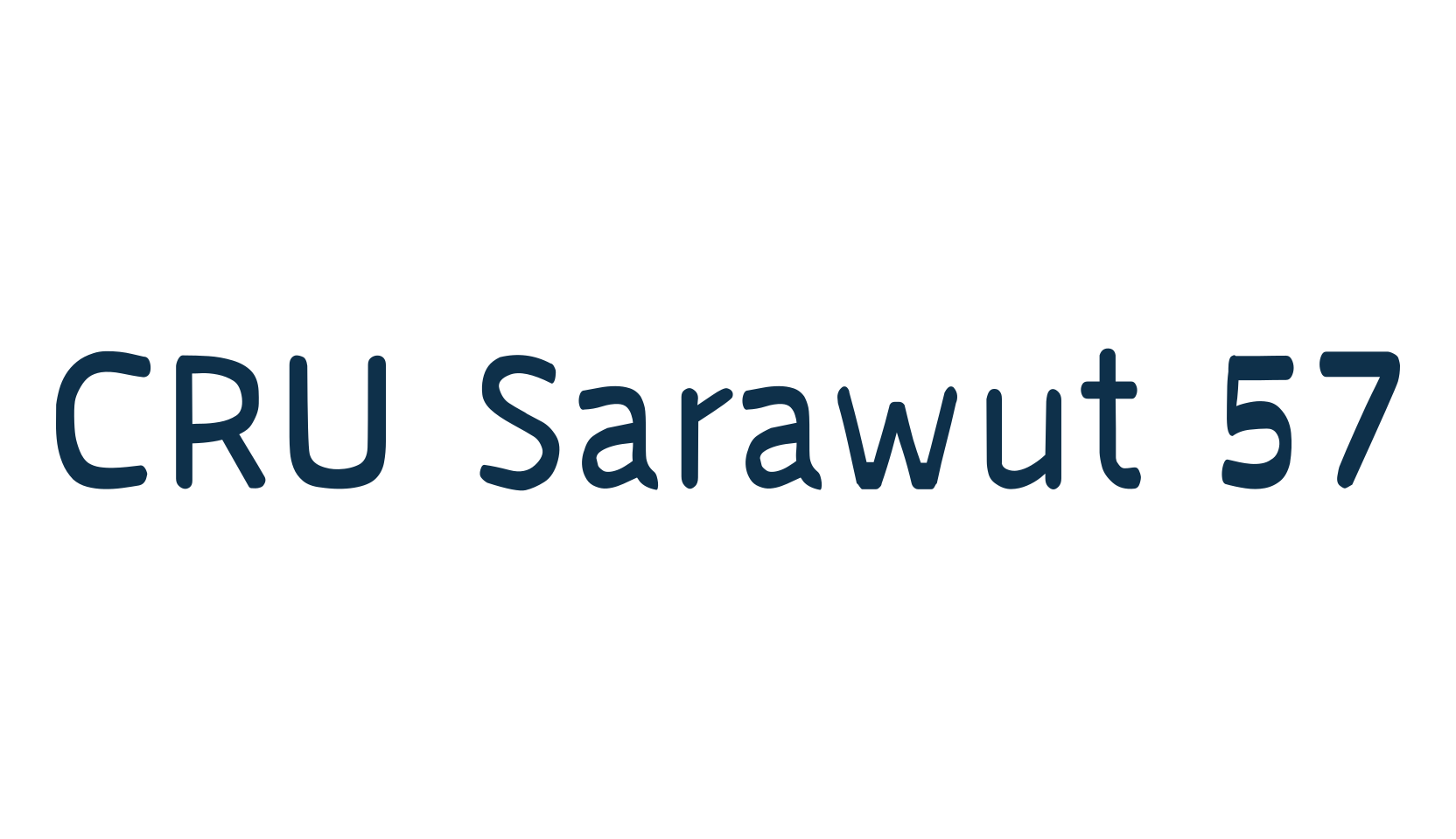 CRU Sarawut 57, fancy various decorative font preview