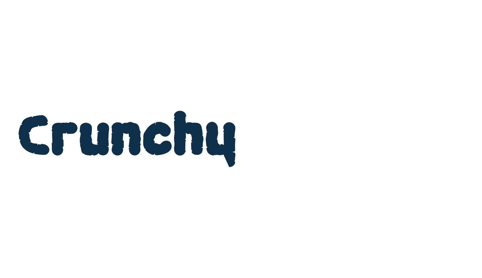 Crunchy Cookies, fancy various decorative font preview