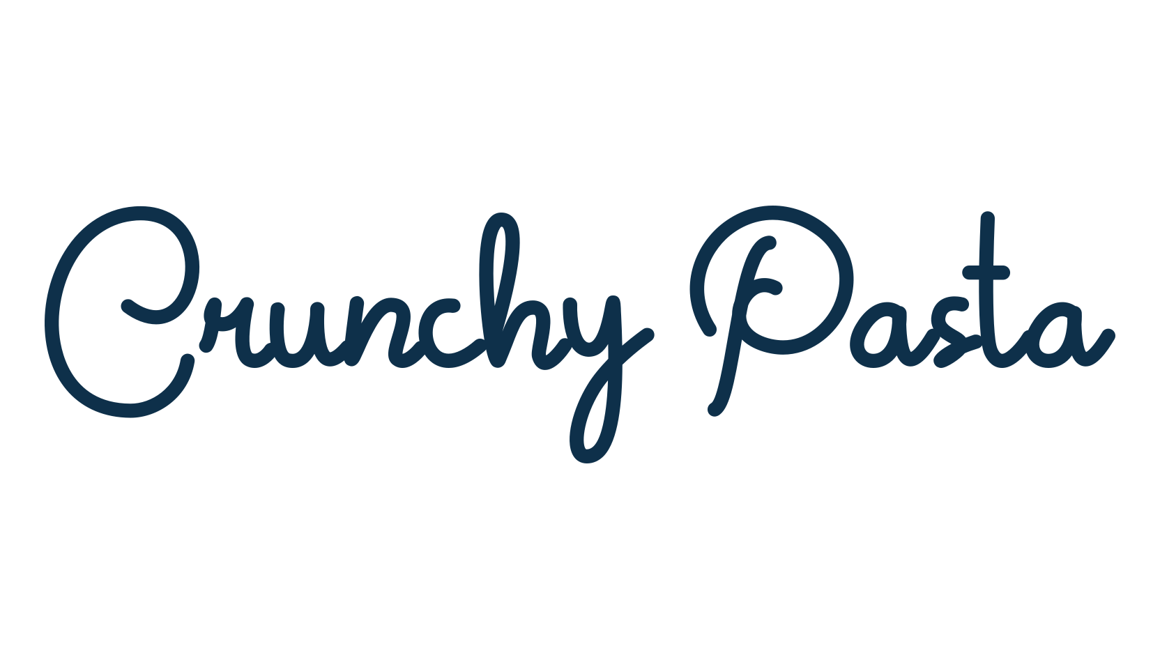 Crunchy Pasta, fancy decorative font preview