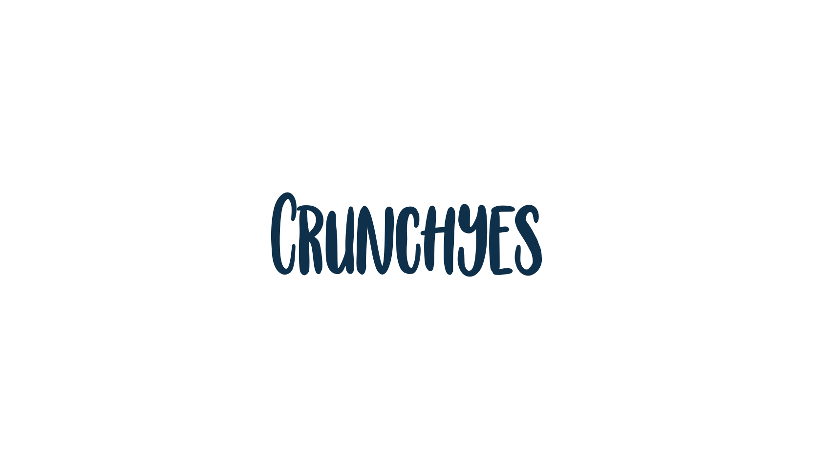 Crunchyes, script handwritten fancy decorative calligraphy font preview