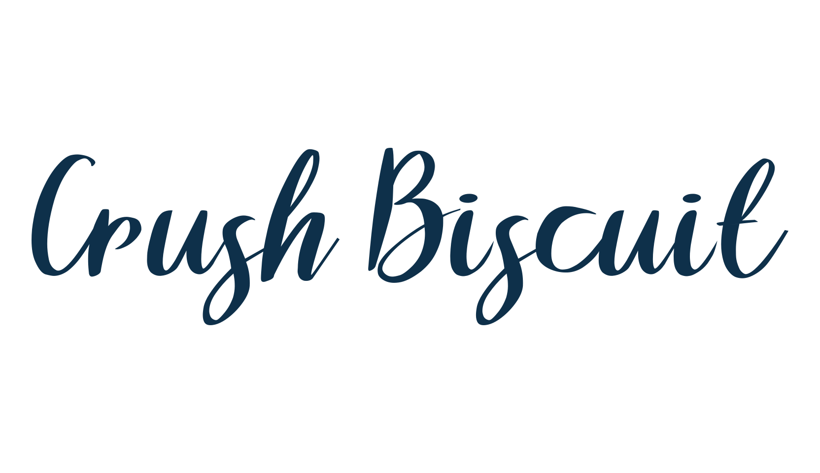 Crush Biscuit, fancy decorative font preview