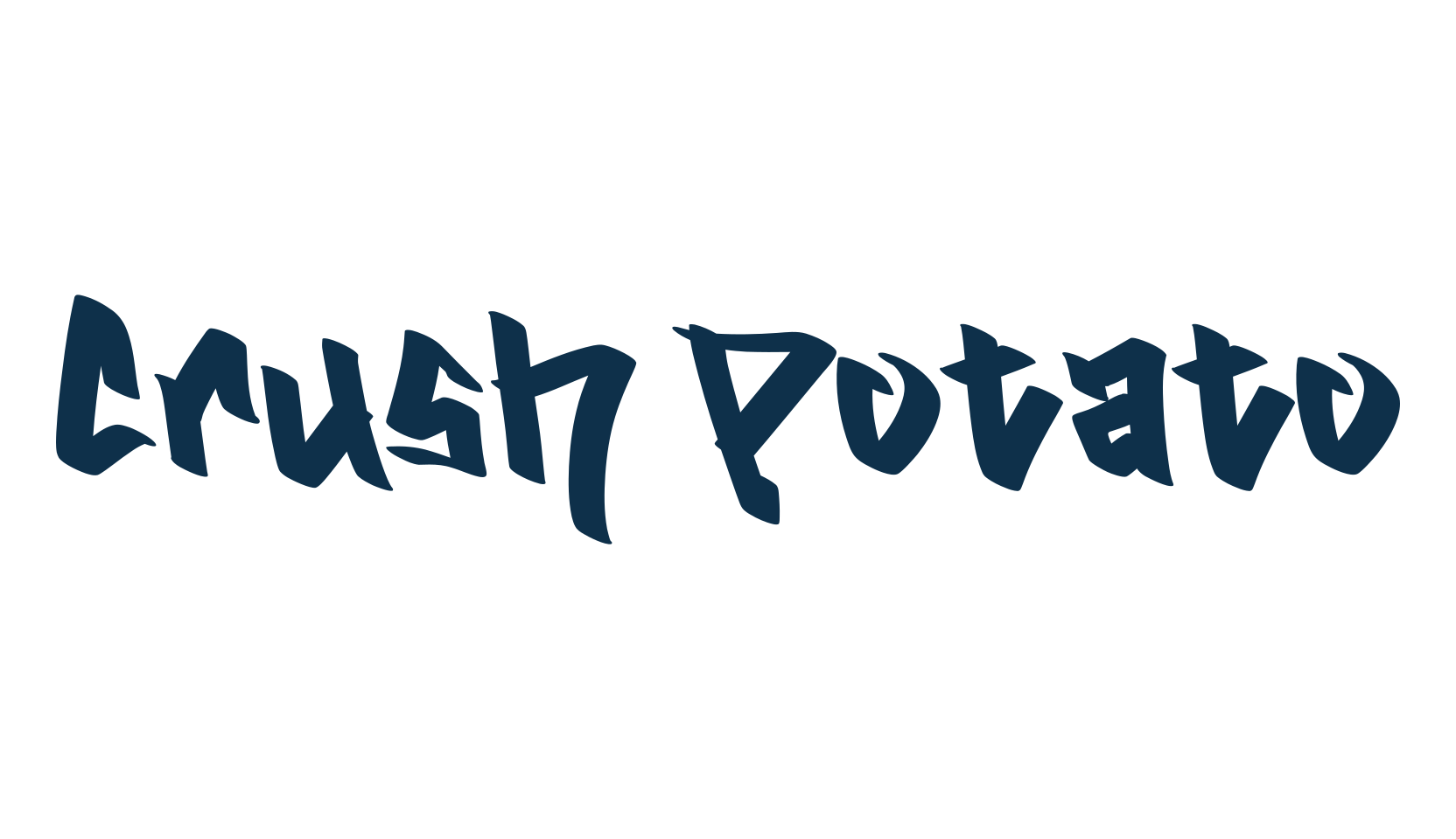 Crush Potato, script graffiti fancy decorative calligraphy font preview