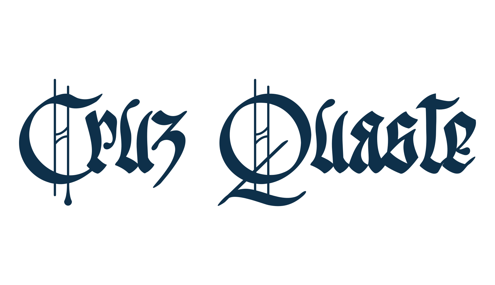 Cruz Quaste, gothic medieval font preview