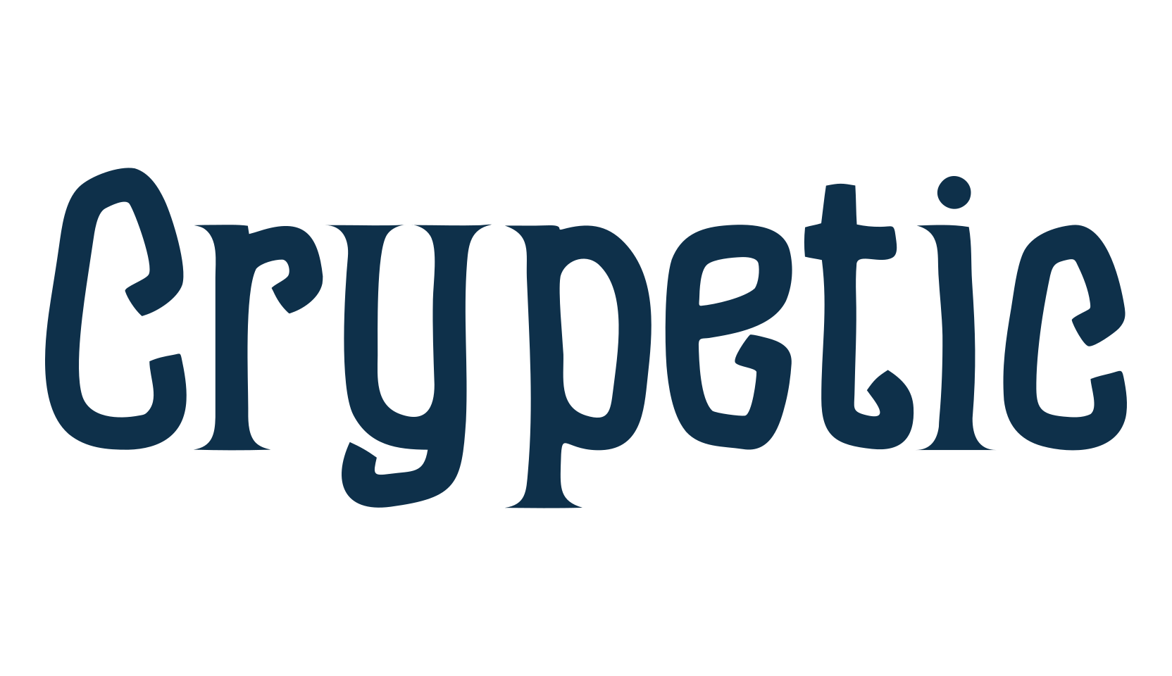 Crypetic, display market font preview