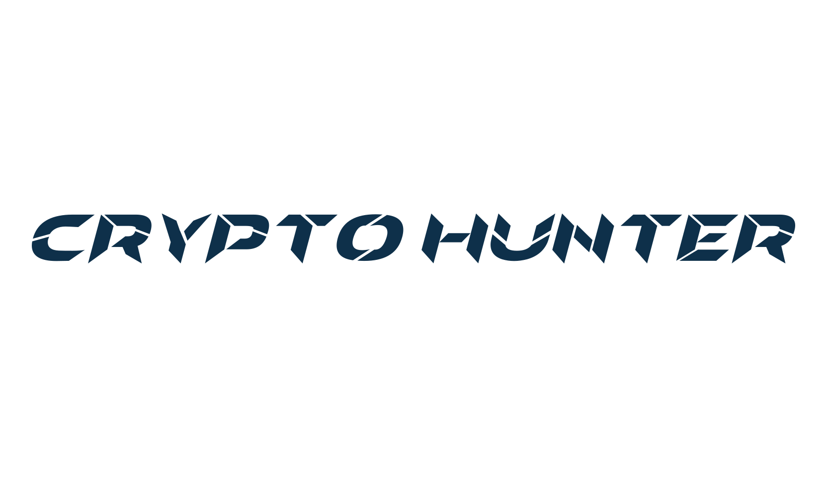 Crypto Hunter, techno sci-fi font preview