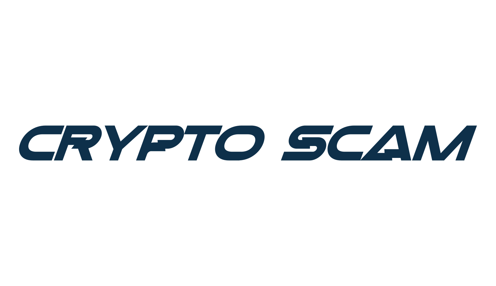 Crypto Scam, sci-fi font preview