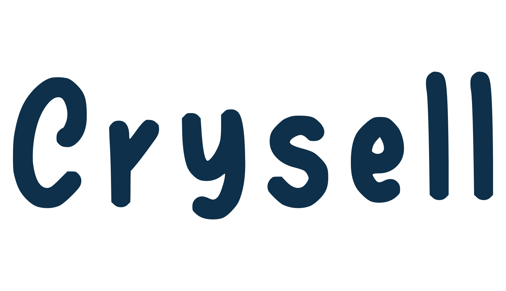 Crysell, fancy cartoon decorative font preview
