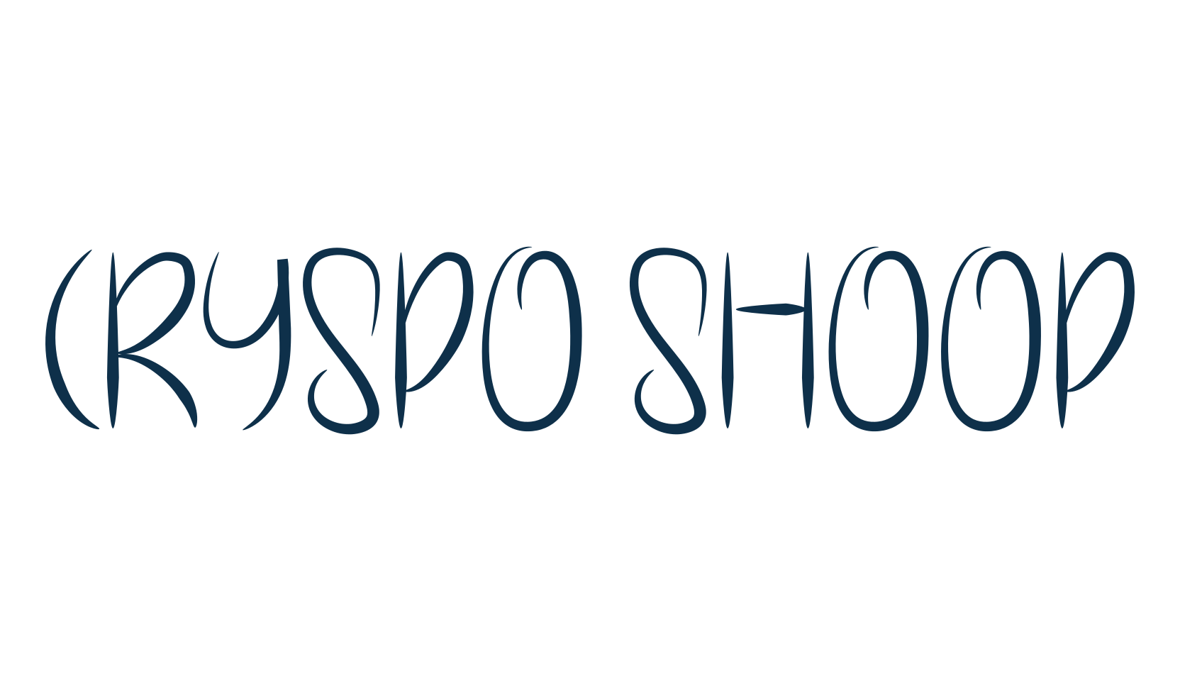 Cryspo Shoop, fancy decorative font preview