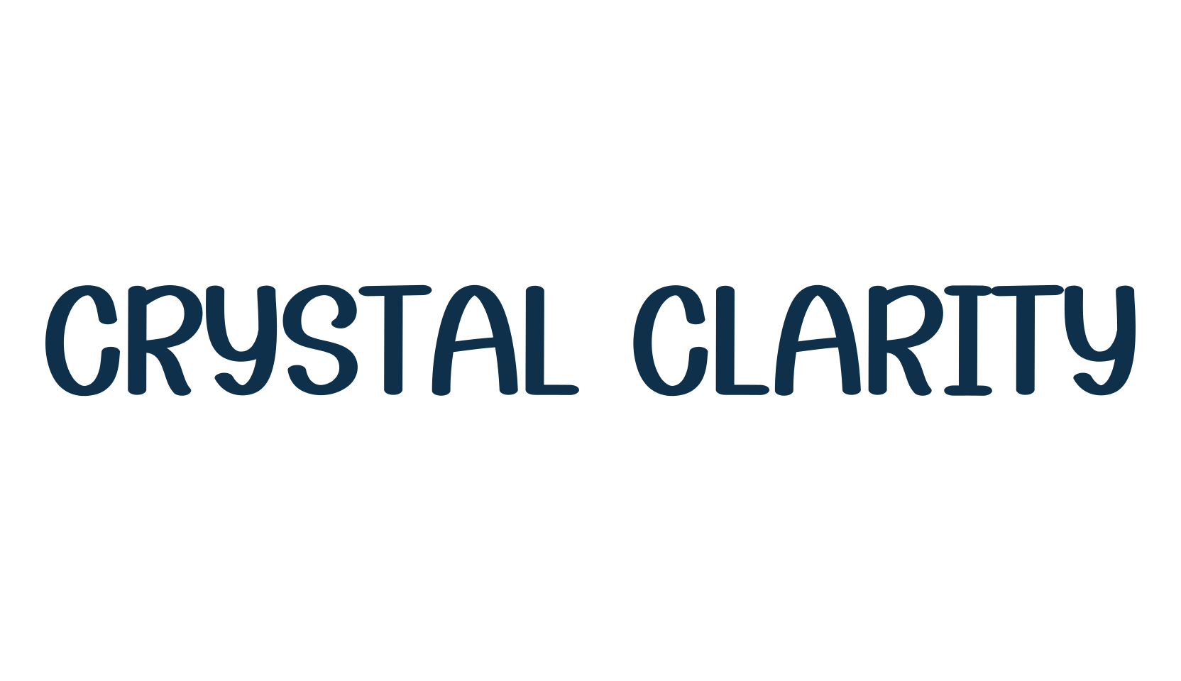 Crystal Clarity, fancy decorative font preview