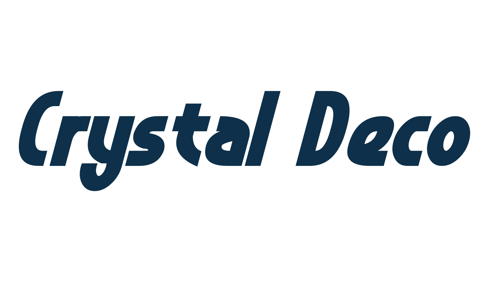 Crystal Deco, fancy retro decorative font preview