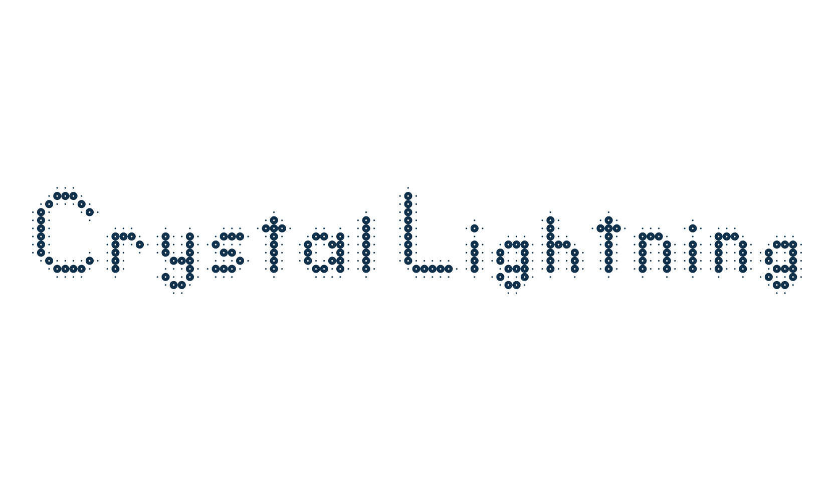 Crystal Lightning, lcd font preview