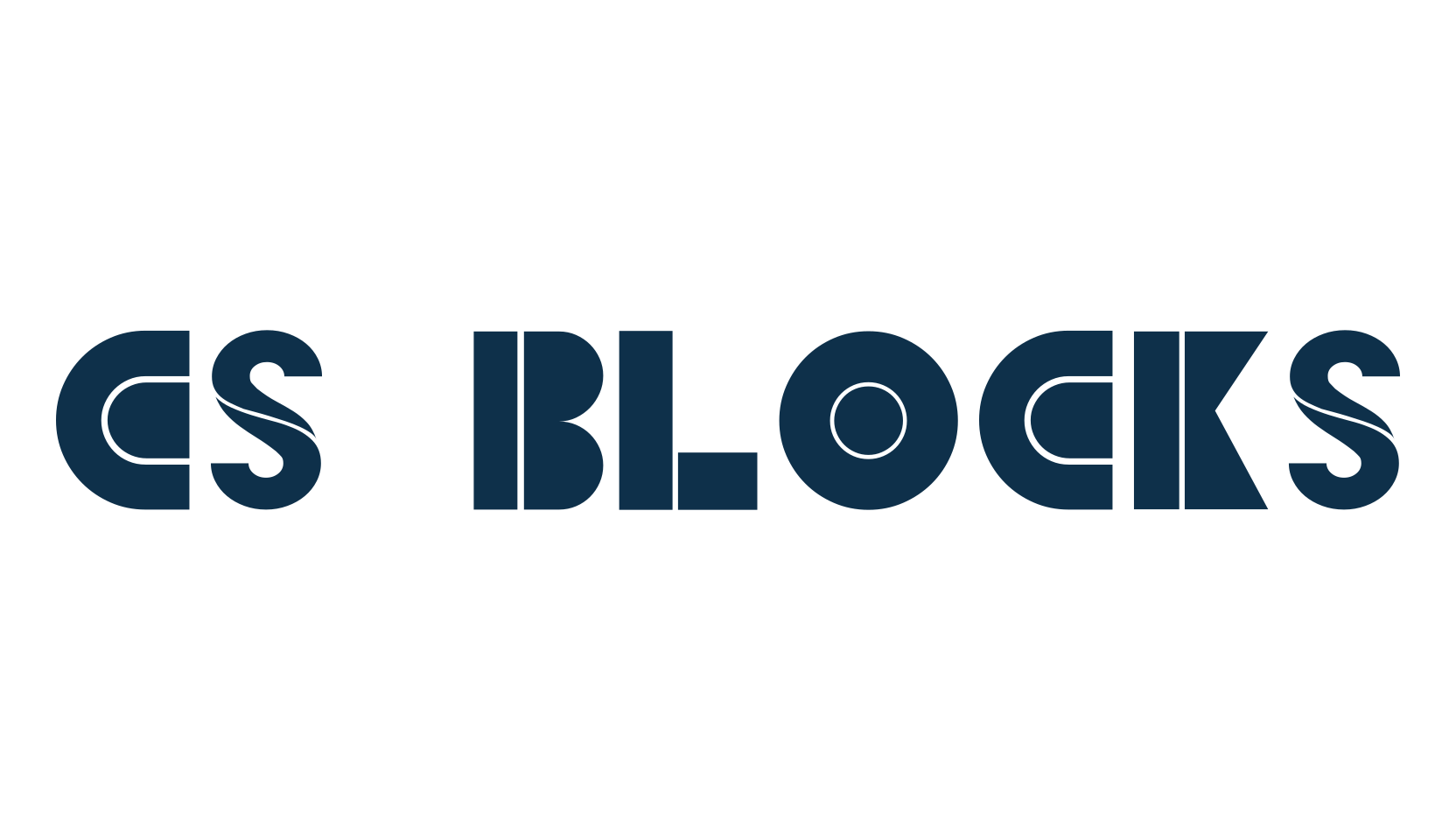 CS Blocks, fancy various decorative font preview