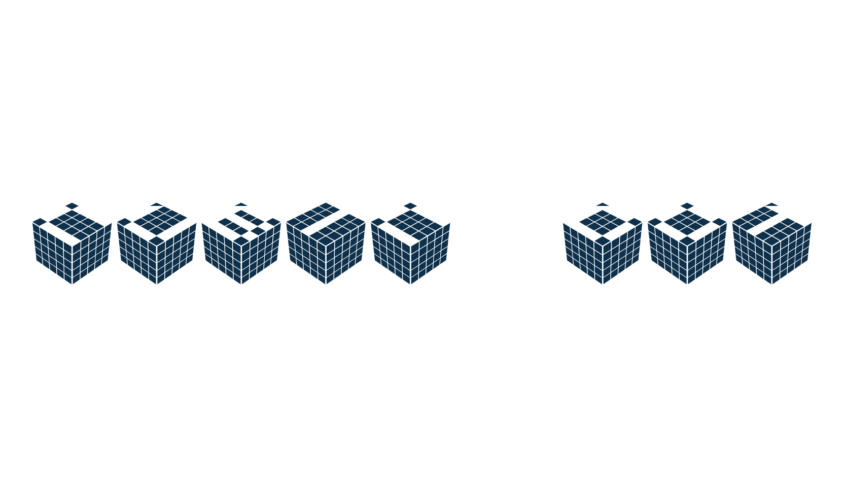 Cubic Dot, square font preview