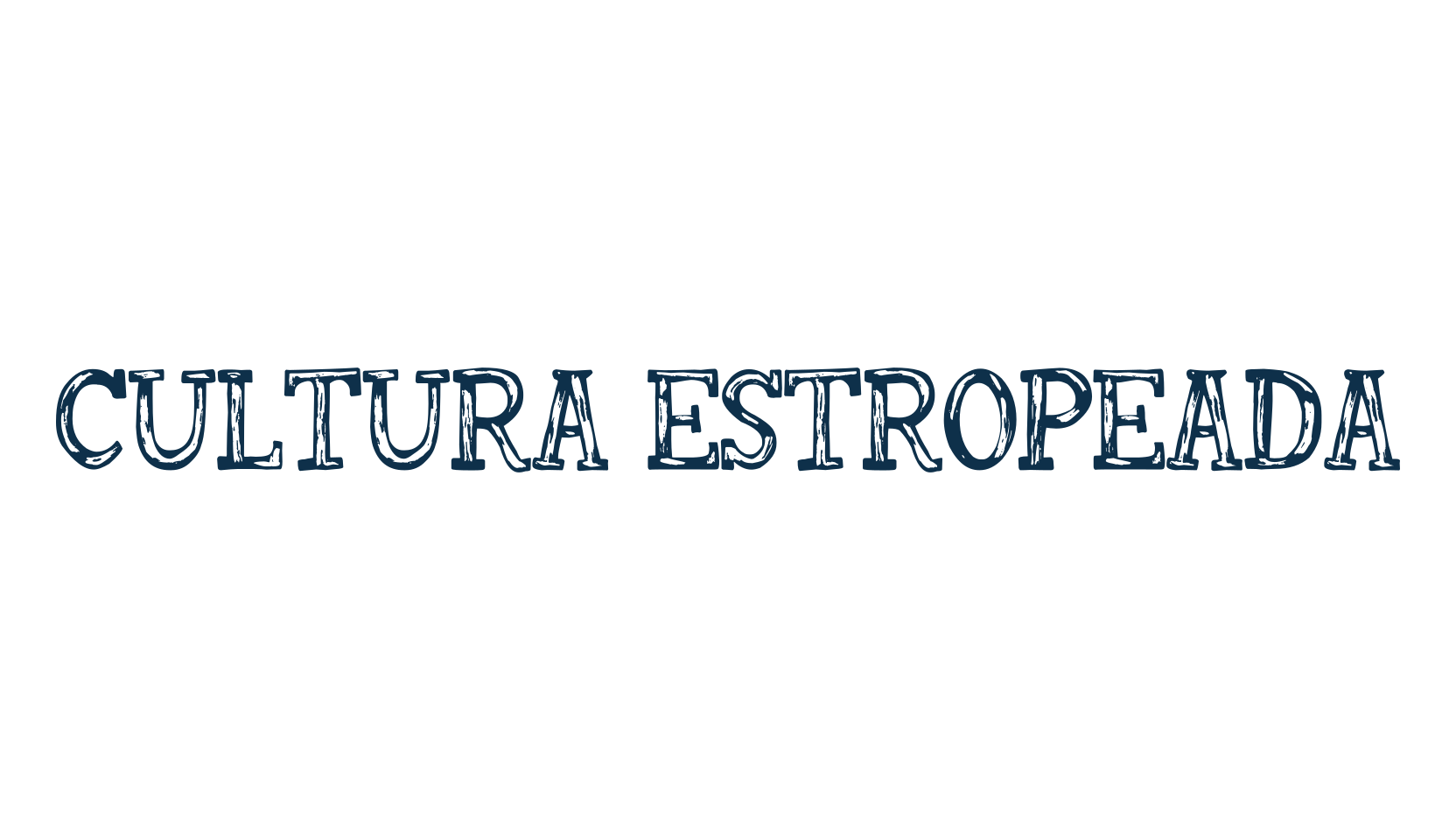Cultura Estropeada, decorative font preview